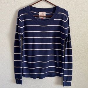 SO Navy & White pullover sweater